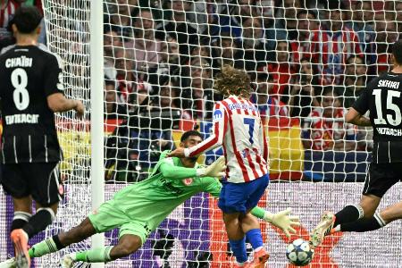 Lehrgeld in Madrid: Frankfurt chancenlos gegen Atlético