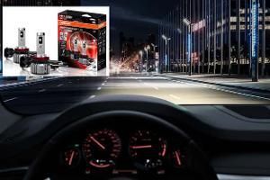Drivers view city conventional lamp
