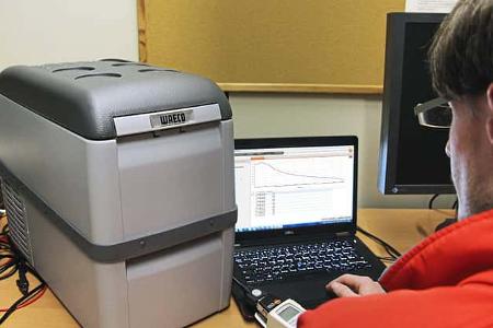 Kompressor-Kühlbox Temperaturkurve