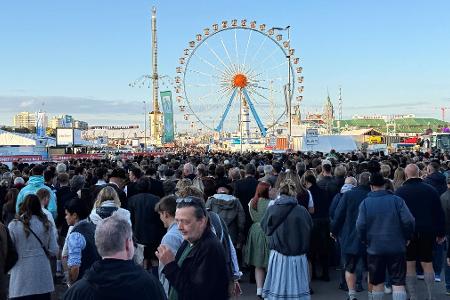 Die Wiesn war stundenlang gesperrt.