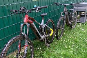 Entwendete E-Bikes. Quelle: privat