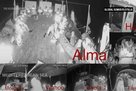 Israels Kriegsmarine hat Teile der Gaza-Flottille gestoppt, bevor sie mit ihren Hilfsgütern den umkämpften Gazastreifen erreichen konnte. 