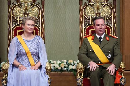 Nach der Vereidigung ist Guillaume auch Staatschef