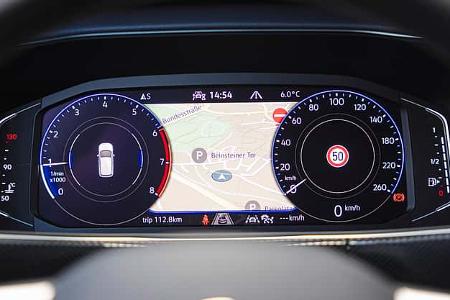 VW T-Cross, Lenkraddisplay