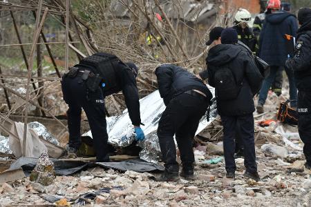 Russischer Nachtangriff trifft die Ukraine. Russischer Nachtangriff trifft die Ukraine.