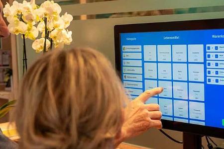 Bildschirm, Self-Check-Out Bildschirm, Self-Check-Out