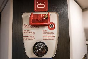 Notbremse in einem Zug