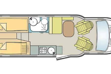 Forster Grundriss, Wohnmobil, Camping Forster Grundriss, Wohnmobil, Camping