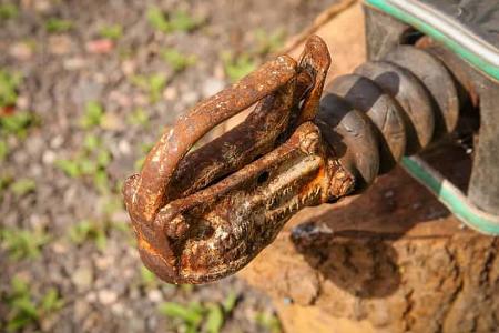 Deichsel, Rost Deichsel, Rost