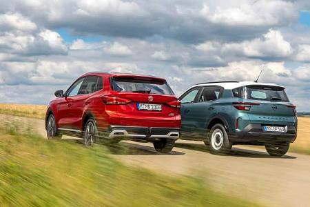 Opel Frontera Hybrid und MG ZS Hybrid+