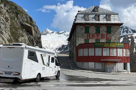 Leser auf Tour Furkapass Leser auf Tour Furkapass