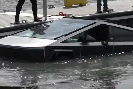 Cybertruck kann nicht schwimmen