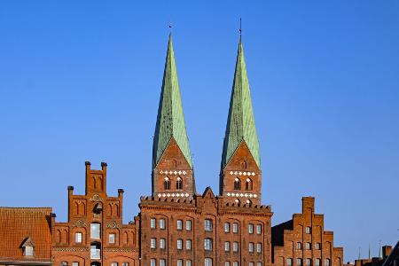 Platz 17: Marienkirche in Lübeck, Deutschland 