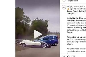 Haracio Pagani Unfall Italien