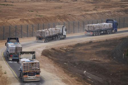 Die UN können kurzfristig 170.000 Tonnen Hilfsgüter in den Gazastreifen liefern. (Archivbild)