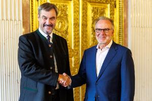 Bayerischer Sportpreis: Markus Söder ehrt Karl-Heinz Rummenigge