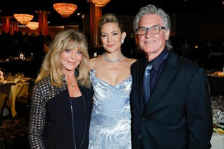 Familientreffen: Kate Hudson mit Mutter Goldie Hawn und Kurt Russell