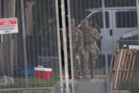 Laut US-Medien waren Nationalgardisten schon im Einsatz.