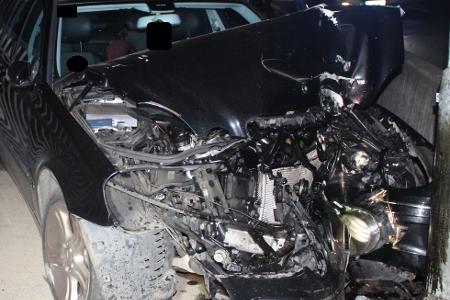 Der Pkw wurde sichergestellt. Foto: Polizei Minden-Lübbecke