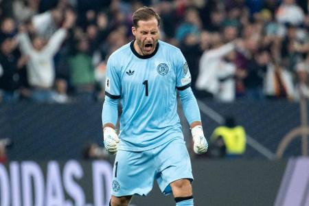 TOR: Oliver Baumann - Note: 3,0 - Musste vor der Pause lediglich einen schwachen Abschluss aufnehmen. Nach dem Seitenwechsel wurde sein Arbeitstag sogar noch eintöniger. Für den DFB-Keeper war dieser Abend gegen einen hoffnungslos unterlegenen Gegner kein Maßstab.