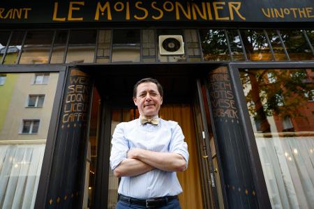 Vincent Moissonnier steht vor seinem Sterne-Bistro  Vincent Moissonnier steht vor seinem Sterne-Bistro