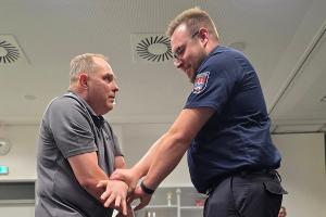 Während der Ausbildung (Foto: Feuerwehr Celle)