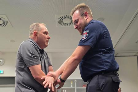 Während der Ausbildung (Foto: Feuerwehr Celle)