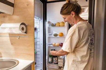 Dethleffs Kühlschrank, Küche, Innenraum, Ausstattung