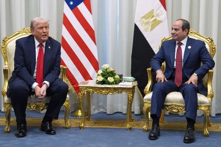 Trump spricht über die weiteren Gaza-Verhandlungen.