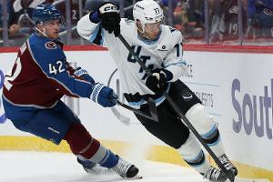 NHL: Peterka trifft erstmals für Utah