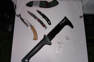 Sichergestellte Gegenstände am Hauptbahnhof Rostock