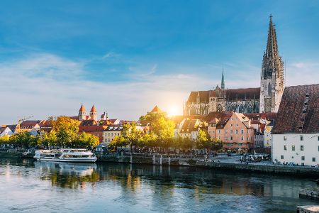 Skyline von Regensburg