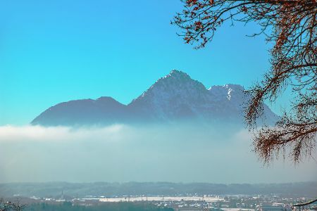 Untersberg über Nebelmeer