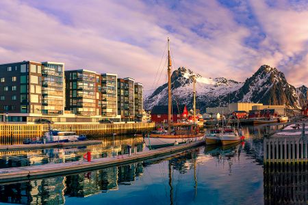 Hafenstadt in Norwegen