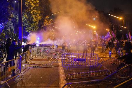 Auch in der Nähe des israelischen Konsulats in Barcelona kam es zu Unruhen.