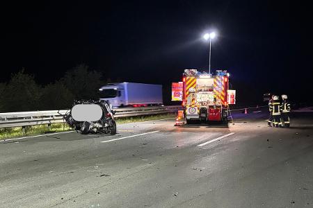 Das verunfallte Fahrzeug