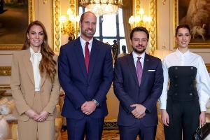 "Große Freude": Kate und William empfangen Kronprinz Hussein