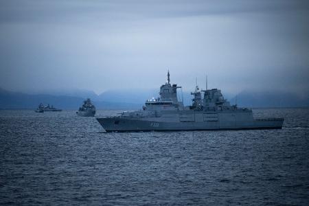 Neun Schiffe und ein U-Boot sind an der Großübung beteiligt.