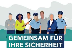 Gemeinsame Präventionsveranstaltung von Bundespolizei, Landespolizei, Stadtpolizei Rüsselsheim und der DB Sicherheit für mehr Sicherheit am und rund um den Bahnhof am 30. Oktober in Rüsselsheim.