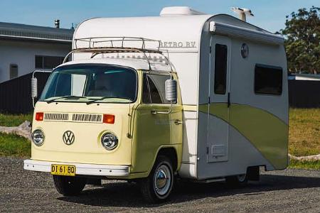 Retro RV Birdy, Wohnmobil, VW T2, Retro