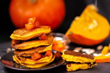 Kürbis-Pancakes