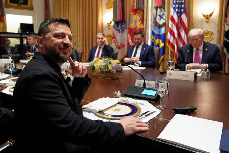 Hofft auf Tomahawks: Der ukrainische Präsident Wolodymyr Selenskyj.