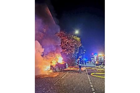 Fahrzeugbrand Fahrzeugbrand