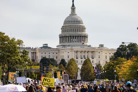 Seit Trumps zweitem Amtsantritt hat es in den USA deutlich mehr Demonstrationen gegeben als in seiner ersten Amtszeit.
