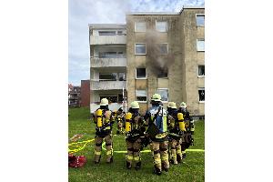 Blick auf die Gebäuderückseite
