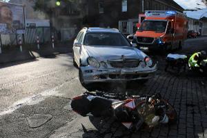 Verkehrsunfall Hochstraße - Leichlingen