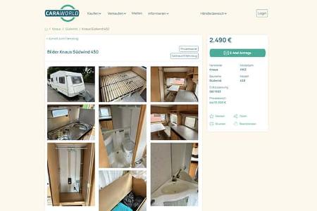 Knaus Südwind 450 gebraucht Inserat Knaus Südwind 450 gebraucht Inserat