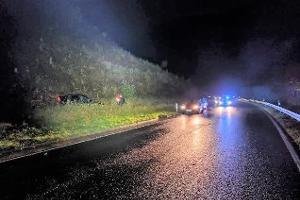 Verkehrsunfall B 241 - Kreuzeck