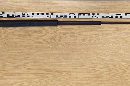 Sichergestellter Teleskopschlagstock