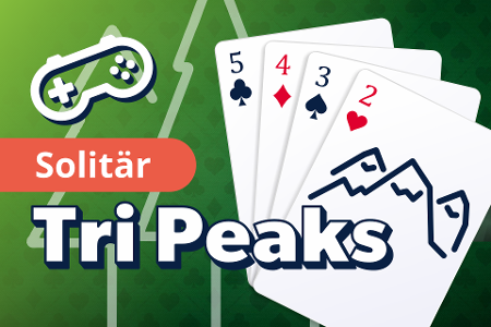 Solitär Tri Peaks: Erobere die drei Gipfel